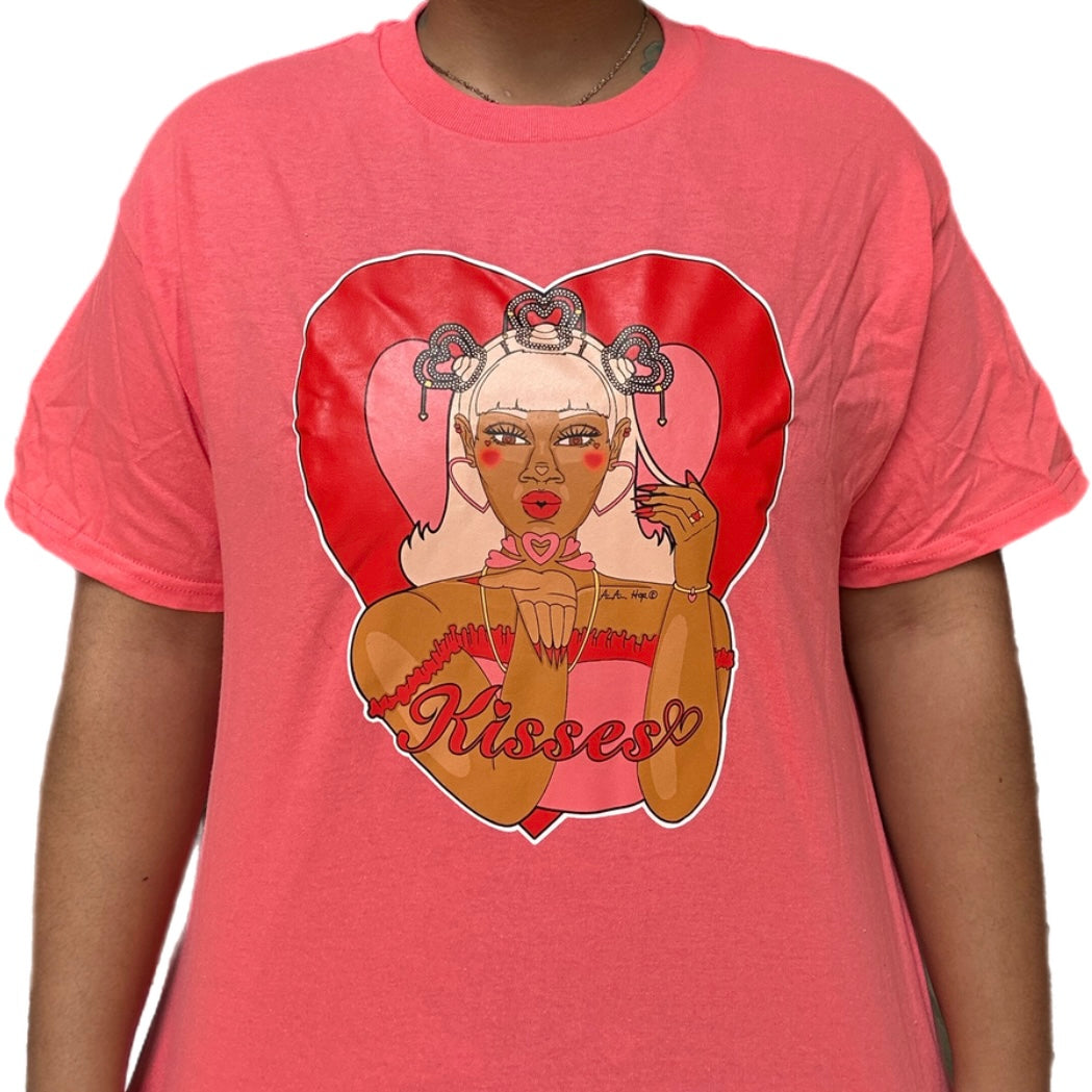 Kisses Shirt Red