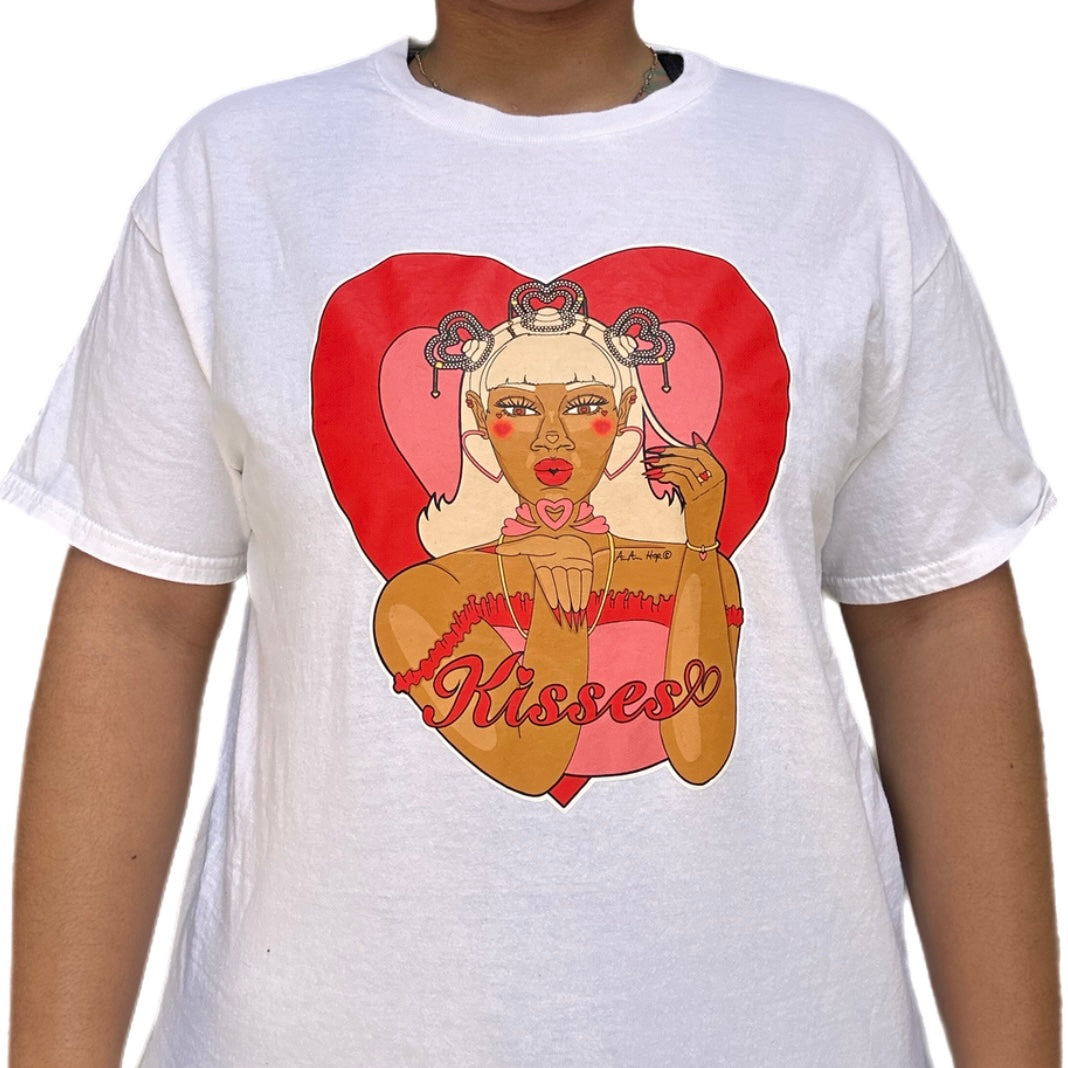 Kisses Shirt Red