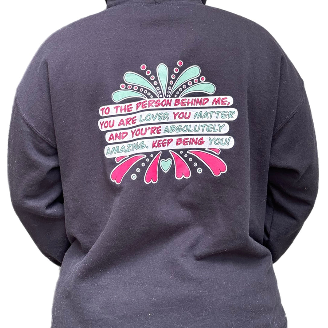 Spread Love Pink Hoodie