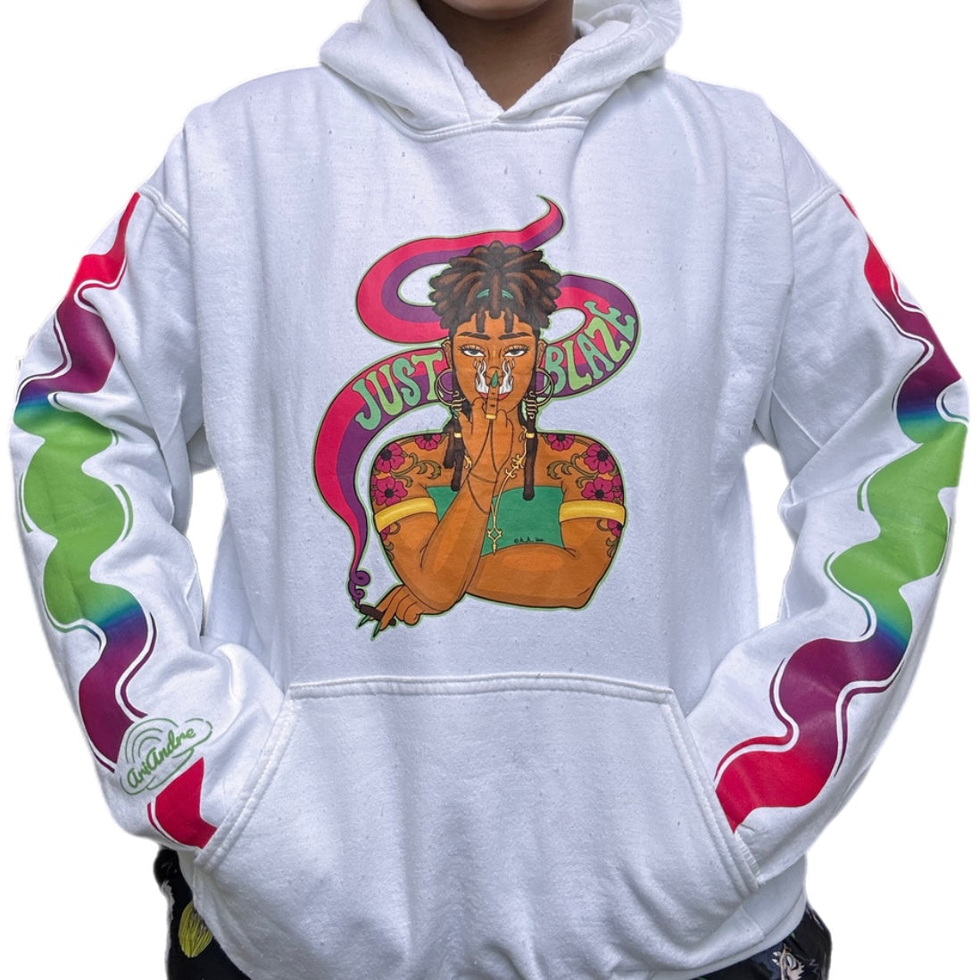 Just Blaze Green Hoodie