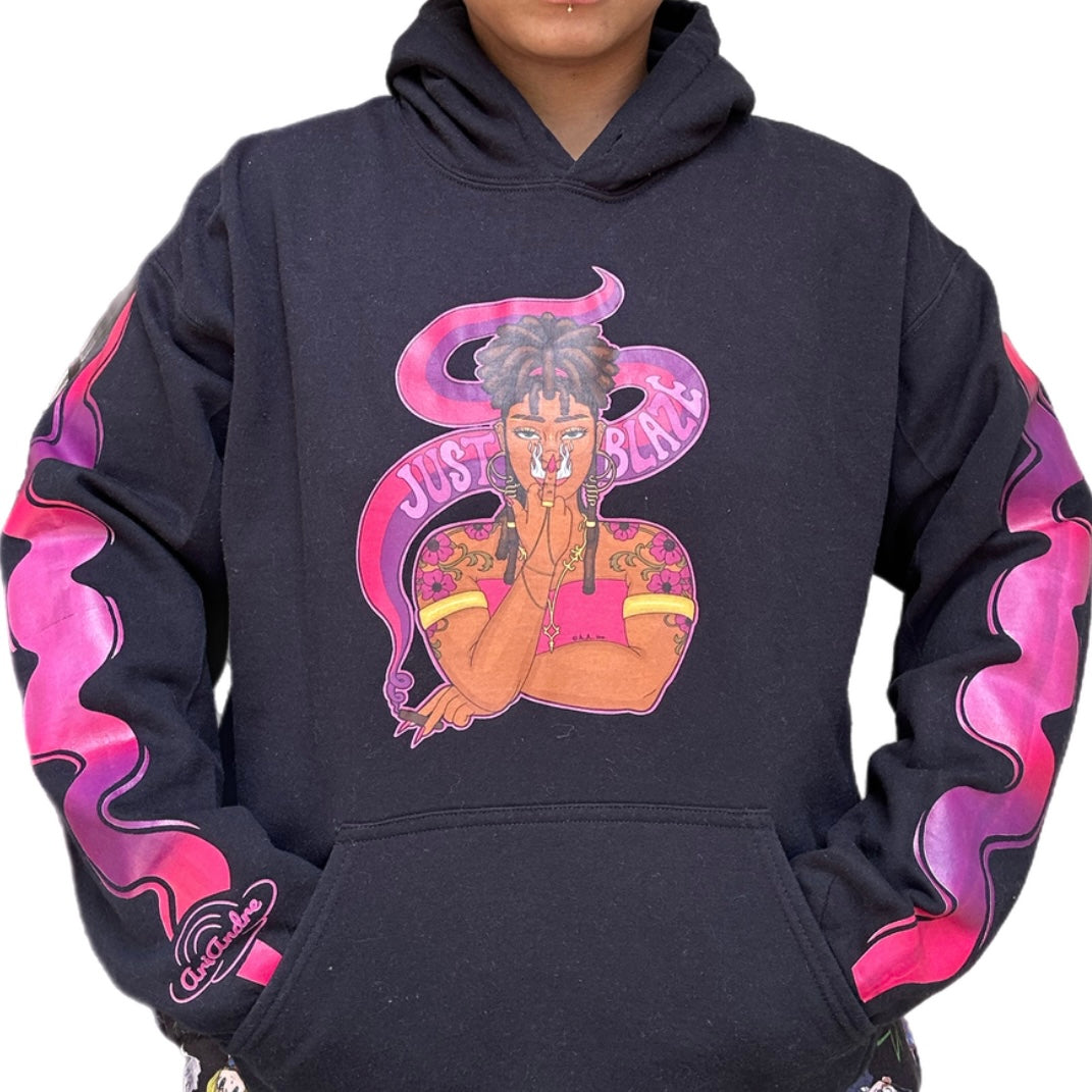 Just Blaze Pink Hoodie
