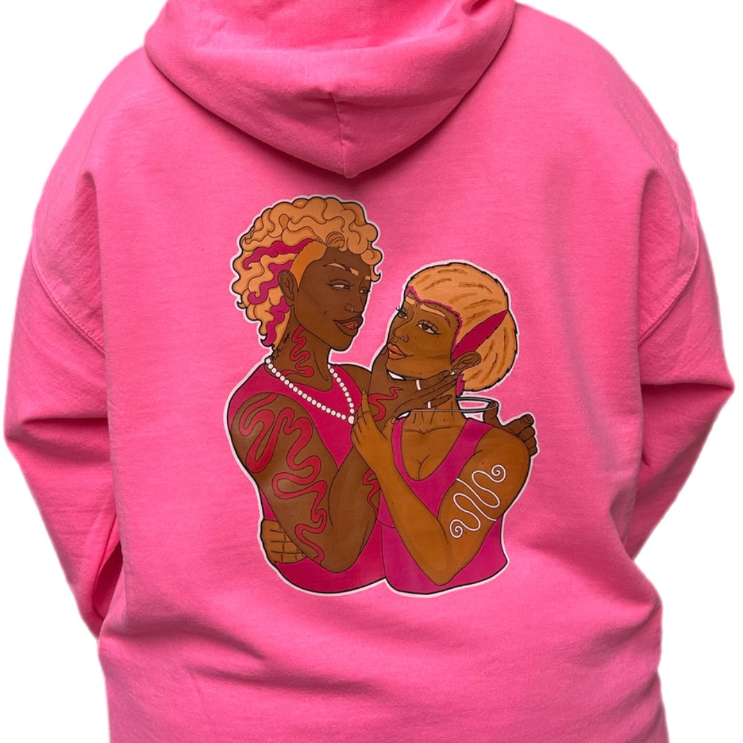 Kiss Me I’m Gay - Pink Hoodie
