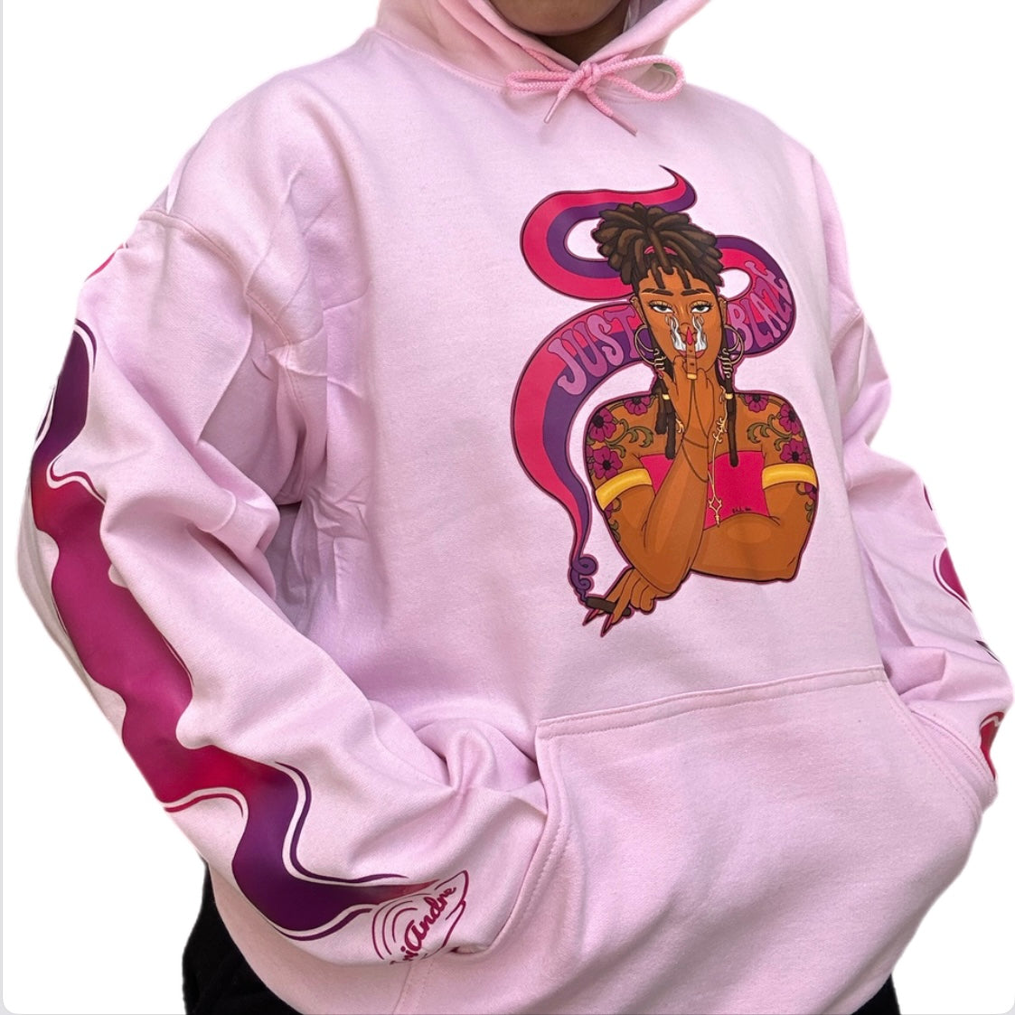 Just Blaze Pink Hoodie