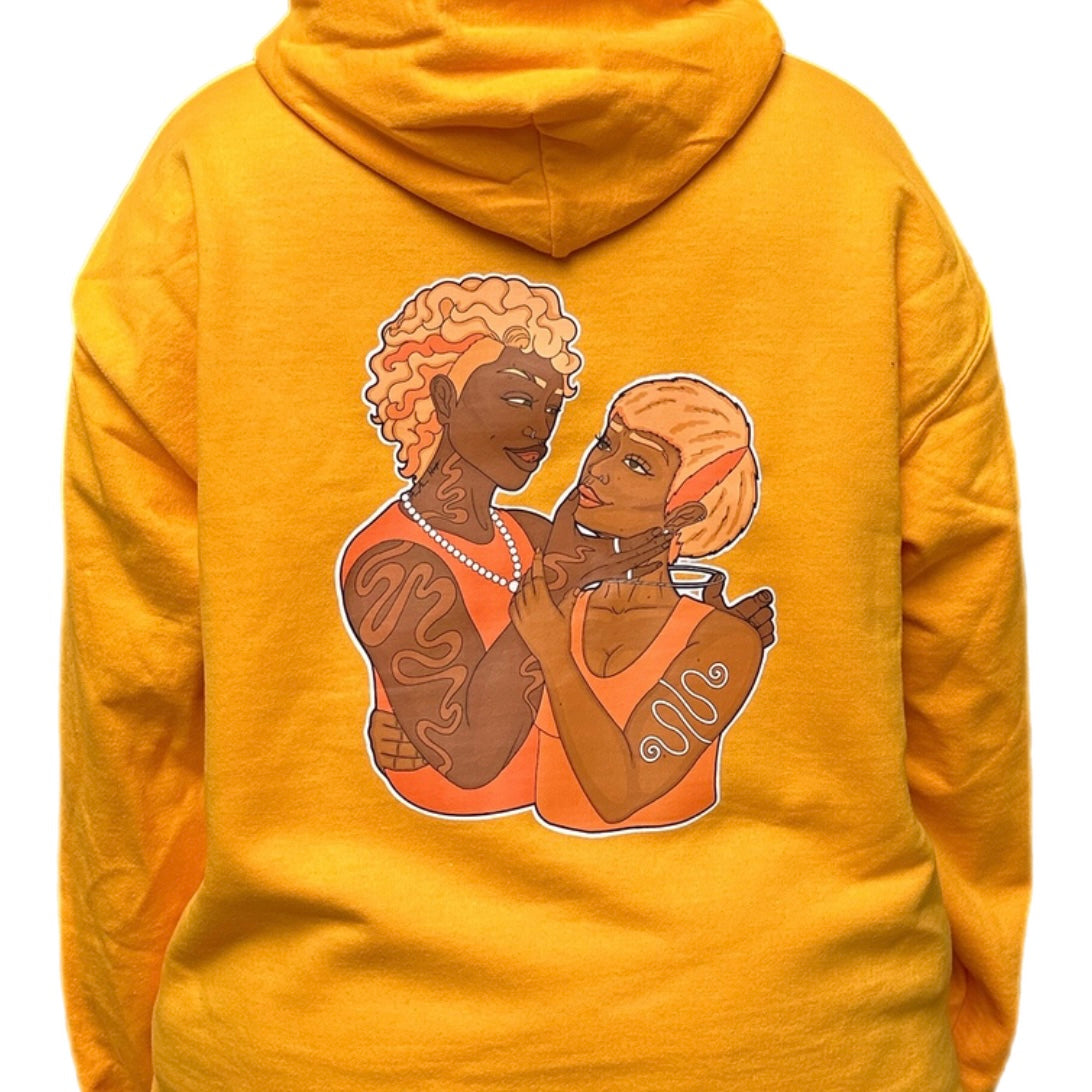 Kiss Me I’m Gay - Orange Hoodie