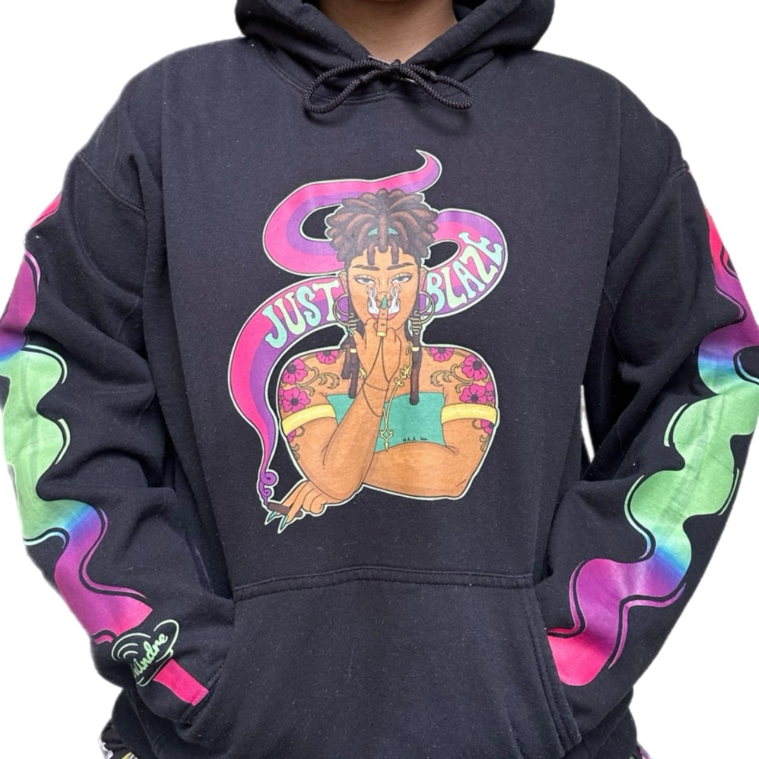 Just Blaze Green Hoodie