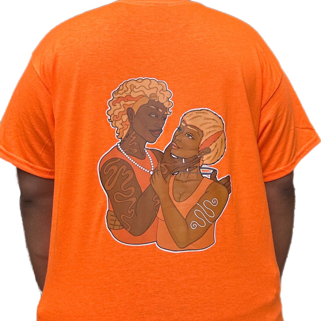 Kiss Me I’m Gay - Orange Shirt
