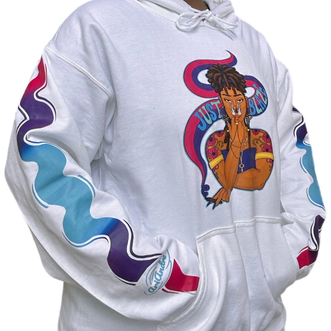 Just Blaze Blue Hoodie