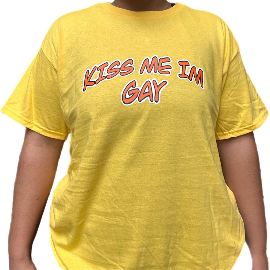 Kiss Me I’m Gay - Orange Shirt