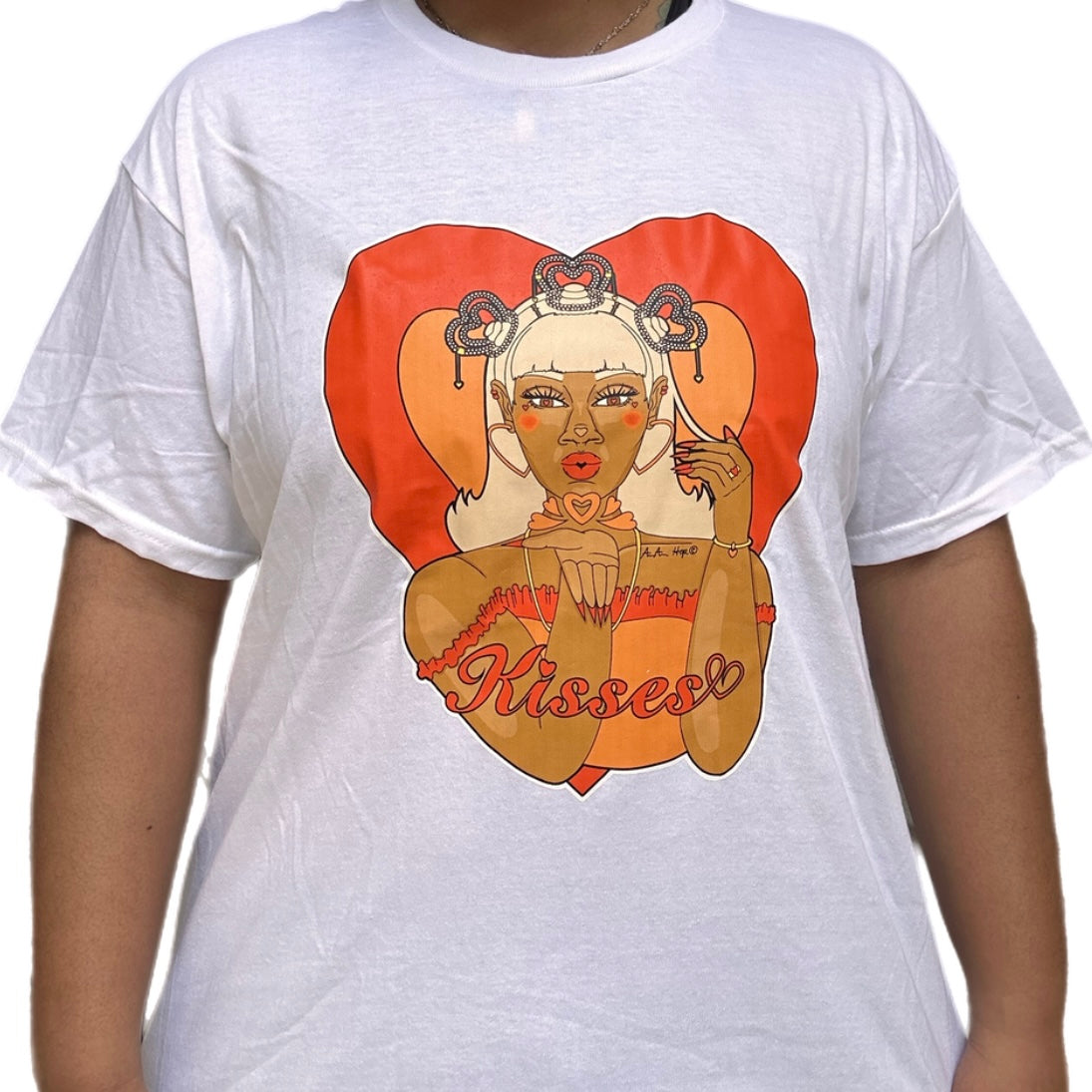 Kisses Shirt Orange