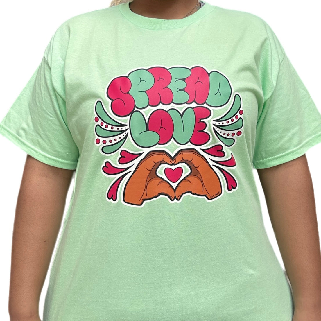 Spread Love Pink Shirt