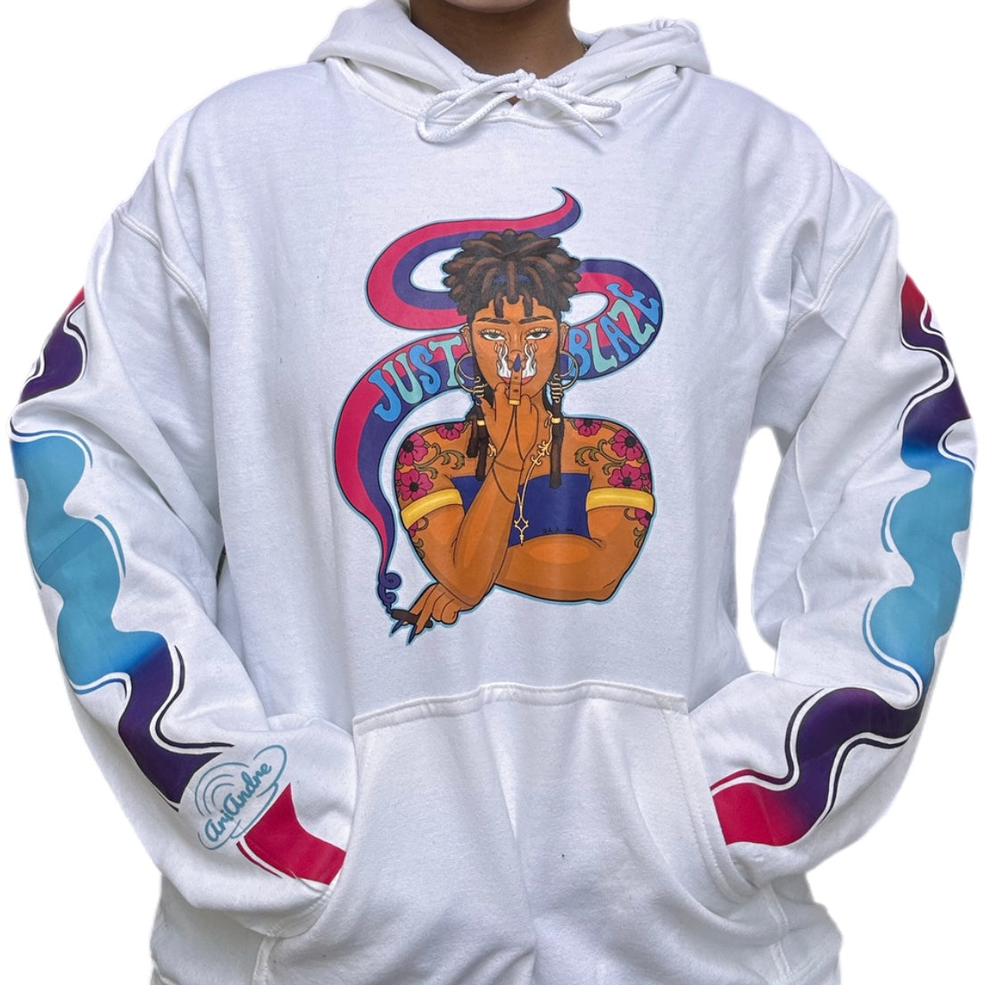 Just Blaze Blue Hoodie