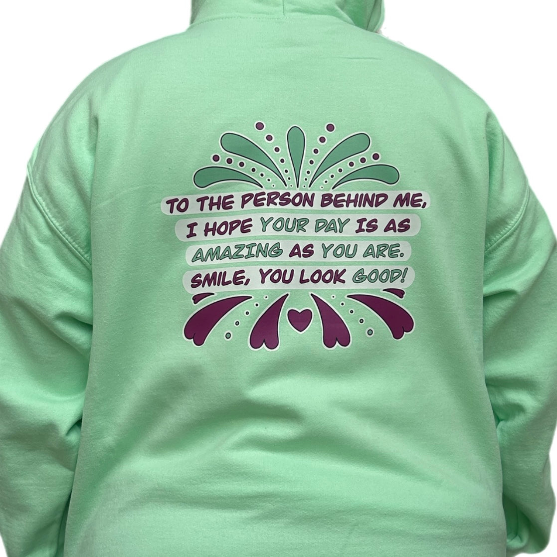 Spread Love Purple Hoodie