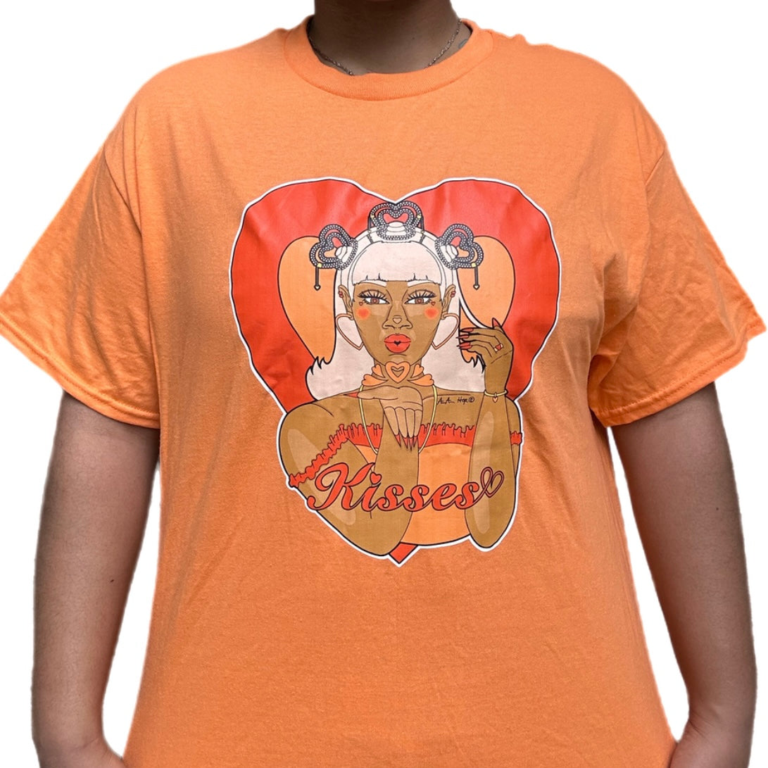 Kisses Shirt Orange
