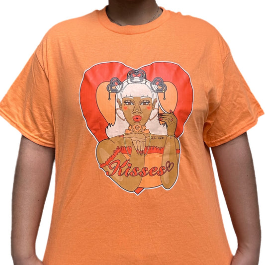 Kisses Shirt Orange
