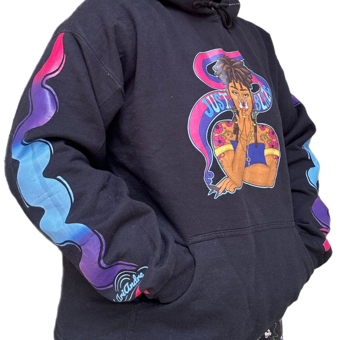 Just Blaze Blue Hoodie