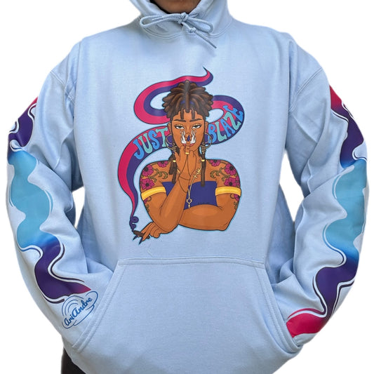 Just Blaze Blue Hoodie