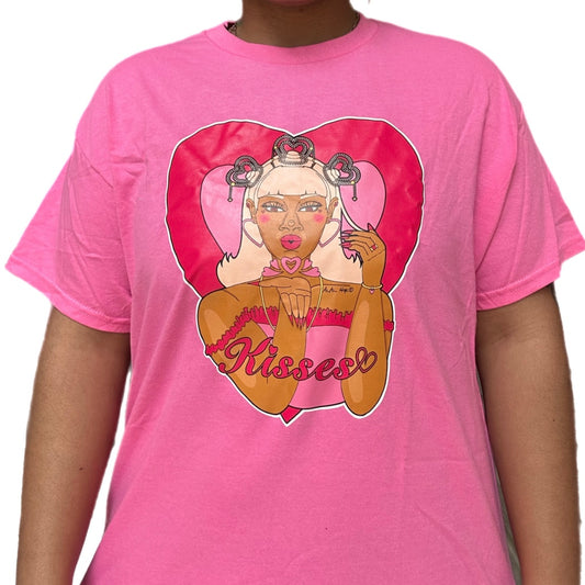 Kisses Shirt Pink